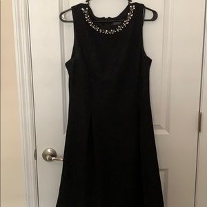 Glittery black dress